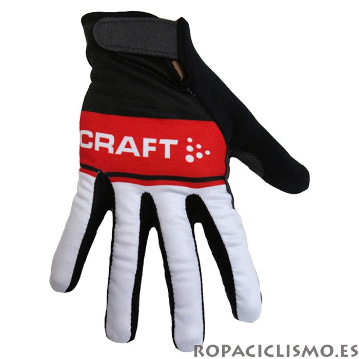 2020 Craft Guantes Largos Negro Rojo Blanco